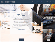 Tablet Screenshot of primeventures.com